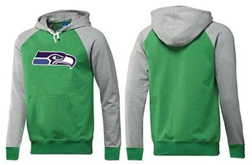 NFL Men's Nike Seattle Seahawks Logo Pullover Hoodie - Green/Grey